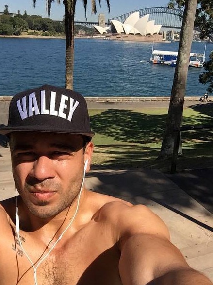 Lamar Ahchee allegedly resisted arrest when drug squads arrived at his apartment in Canggu.