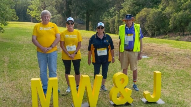 Bruce McDermaid, Megan Harrison, Lorraine Holland and Bill Bladwell. Photo: Supplied.