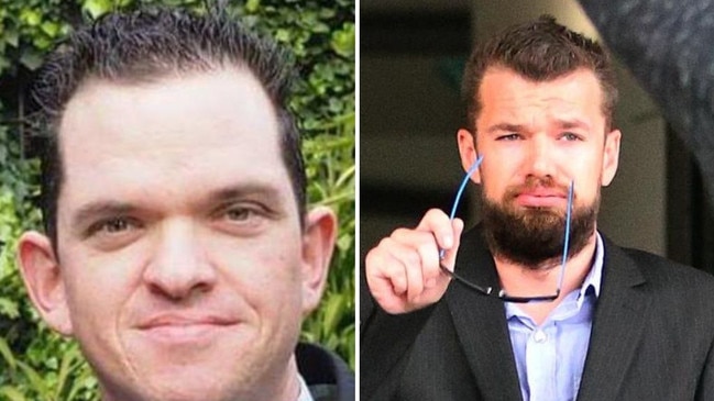 Geelong convicted predators Andrew O'Halloran (left) and Ben Hill.