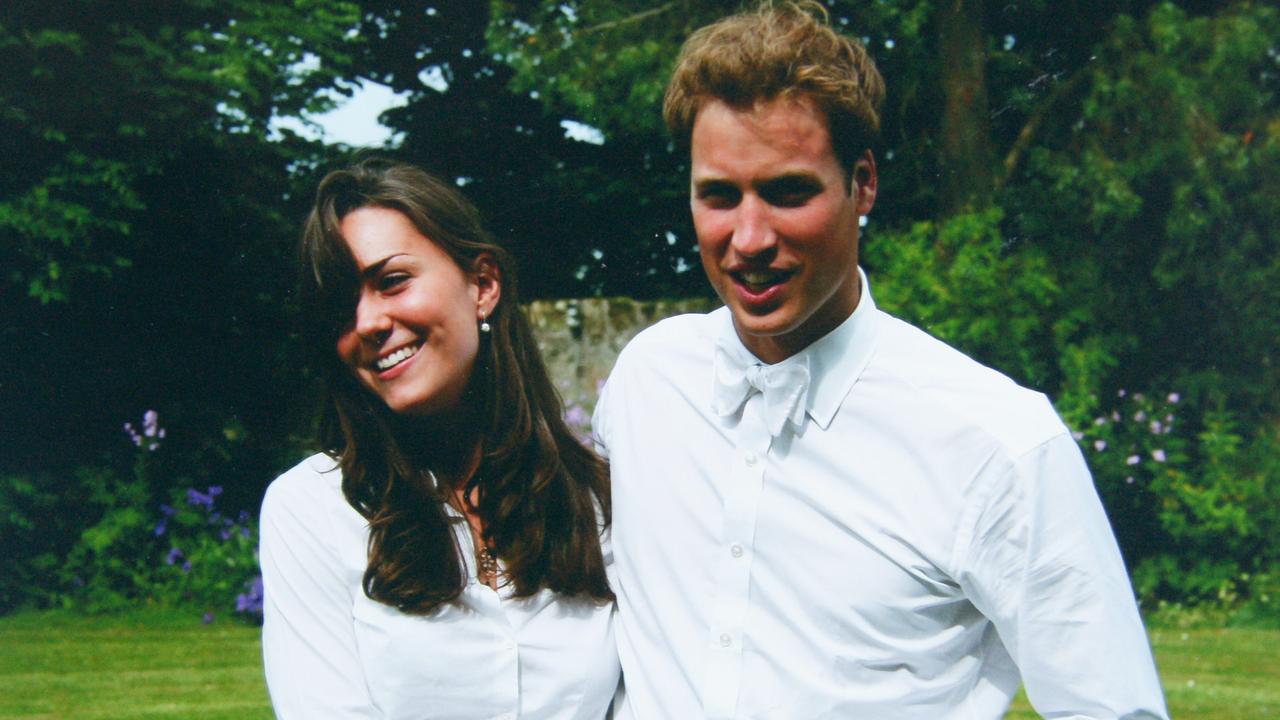 A young Kate and Wills in 2005: She’s come a long way. Picture: Middleton Family/Clarence House via Getty