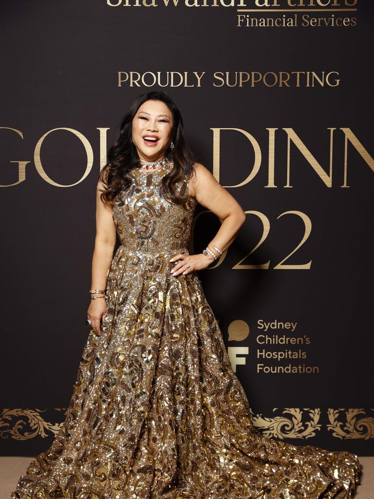 Monika Tu at the Gold Dinner Fundraiser for the Sydney Children’s Hospital Picture: Jonathan Ng