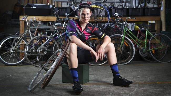 South Australia’s Tiffany Cromwell says women are no longer being paid “peanuts” in the world of cycling. Picture: Sarah Reed