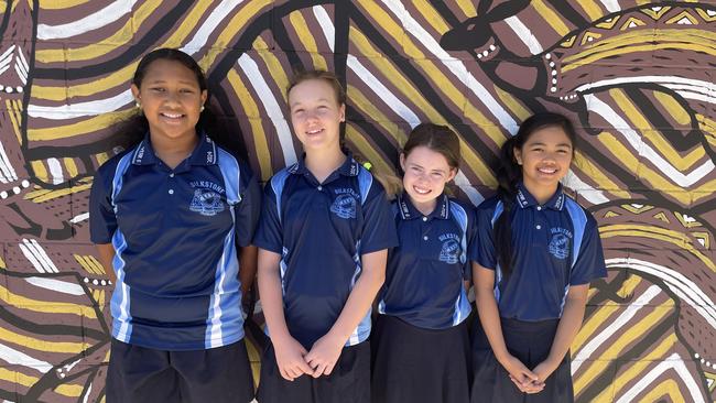 Silkstone State School 2024 school captains. Picture: Contributed