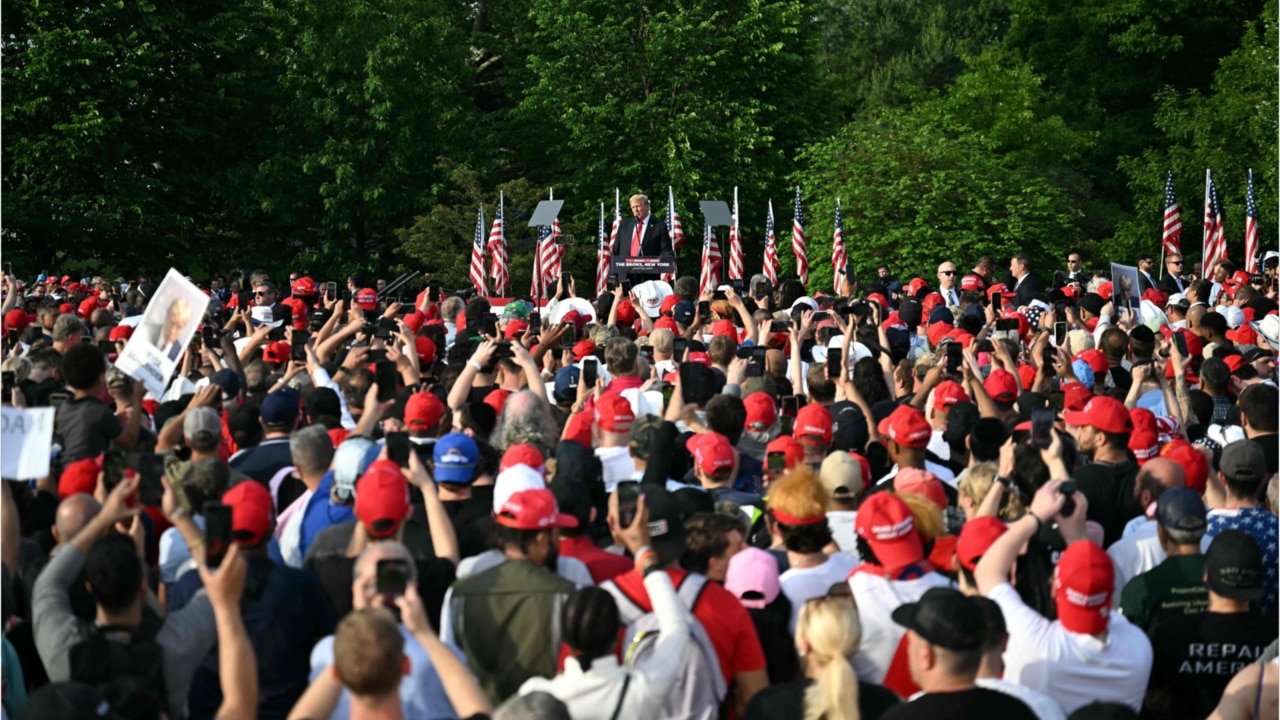 Donald Trump given rockstar reception at Bronx rally | Sky News Australia