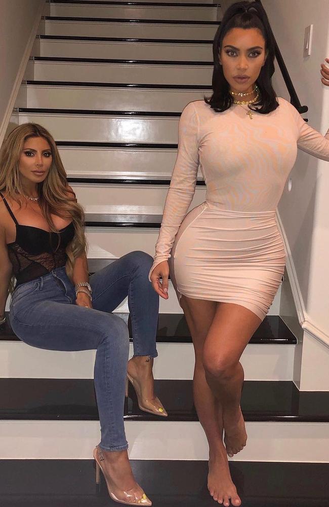 Larsa Pippen and Kim Kardashian.