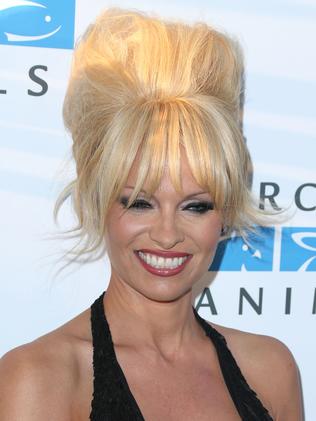 Celebrities attend the Mercy for Animals 15th Anniversary Gala at the London Hotel on September 12, 2014 in West Hollywood, California.  Pictured: Pamela Anderson Ref: SPL842123 130914  Picture by: Barcroft Media / Splash News  Splash News and Pictures Los Angeles: 310-821-2666 New York: 212-619-2666 London: 870-934-2666 photodesk@splashnews.com