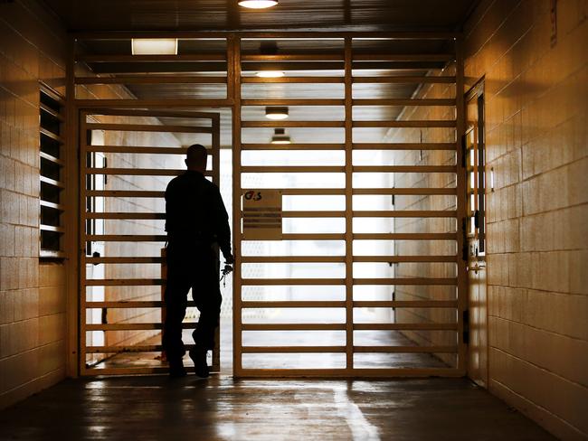 Behind the walls of Port Phillip Prison.  Picture: David Caird