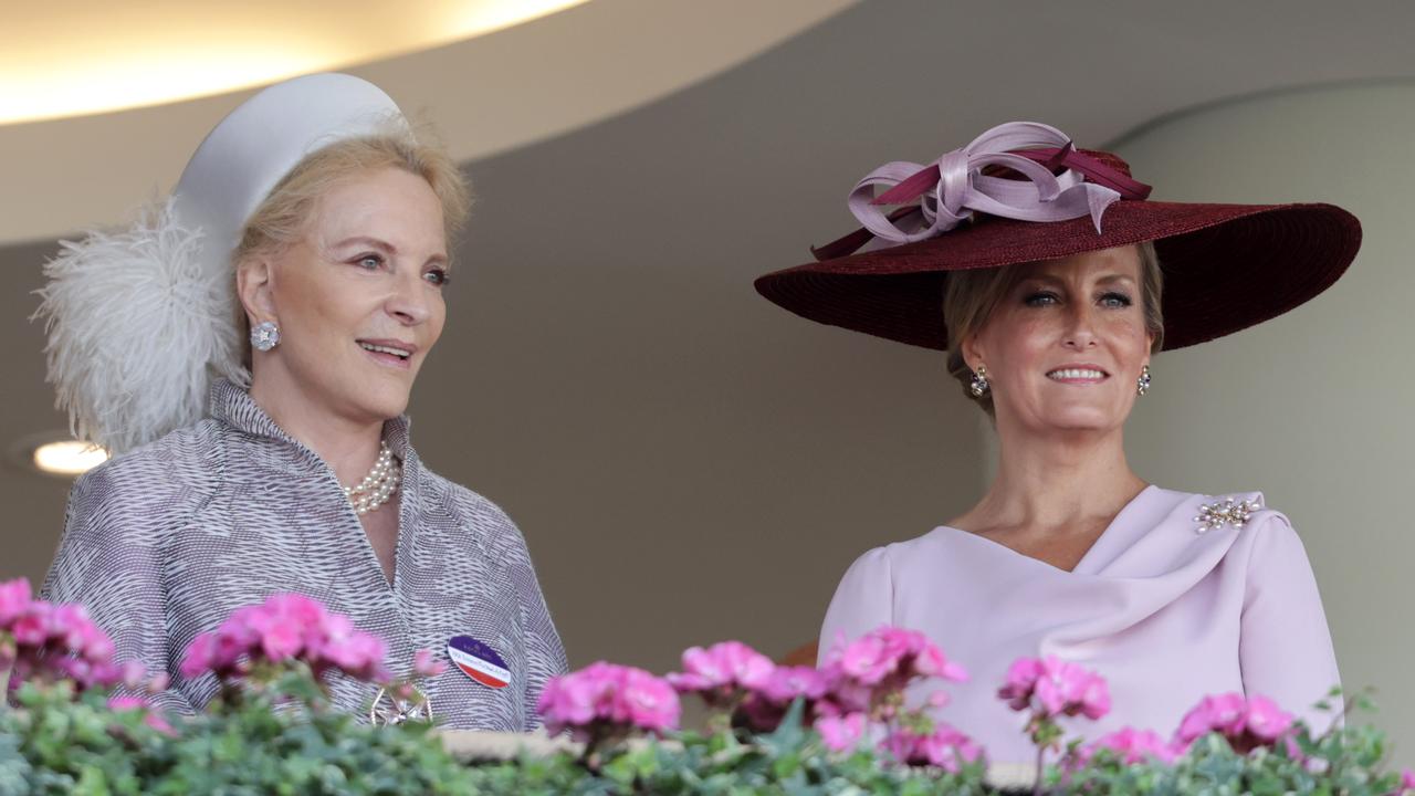 With Sophie, Countess of Wessex, at the Royal Ascot in 2022 in Ascot, England. Picture: Chris Jackson/Getty Images