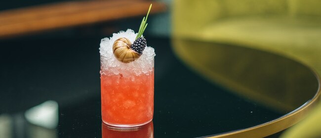 Cocktail at Dandelyan in London, named best bar in the world at World's 50 Best Bars 2018.