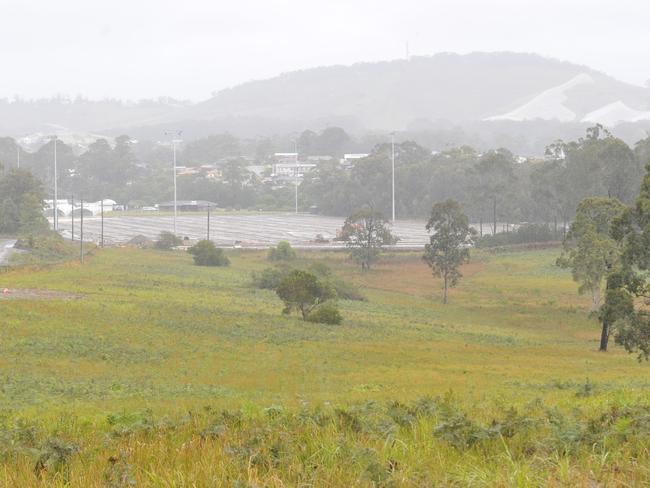 Lot 202 Bark Hut Road would be rezoned under a plan put forward by Vadejil Pty Ltd. The rezoning in Woolgoolga would pave the way for approximately 120 new lots and is located right next to the Wiigulga Sports Complex. Photo: Tim Jarrett