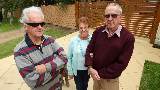 Howard Dare, Lucille and Ian Jackson complained about a ‘party house’ in Rye. Mr Dare has welcomed the council’s new idea to tackle the problem. Picture: Norm Oorloff