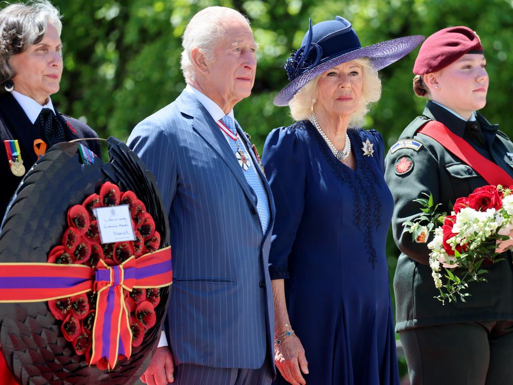 The King and Queen in Canada last week. Picture: Chris Jackson/Getty Images
