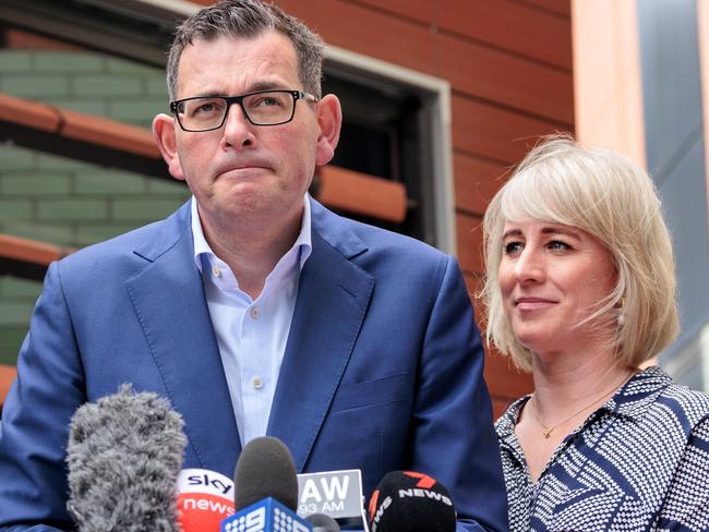Daniel Andrews and his wife Catherine could be called to give evidence if the case proceeds to court. Picture: David Geraghty