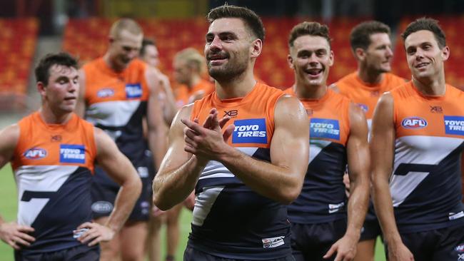 GWS is Mick Malthouse’s tip to win the 2020 premiership. Picture: AAP