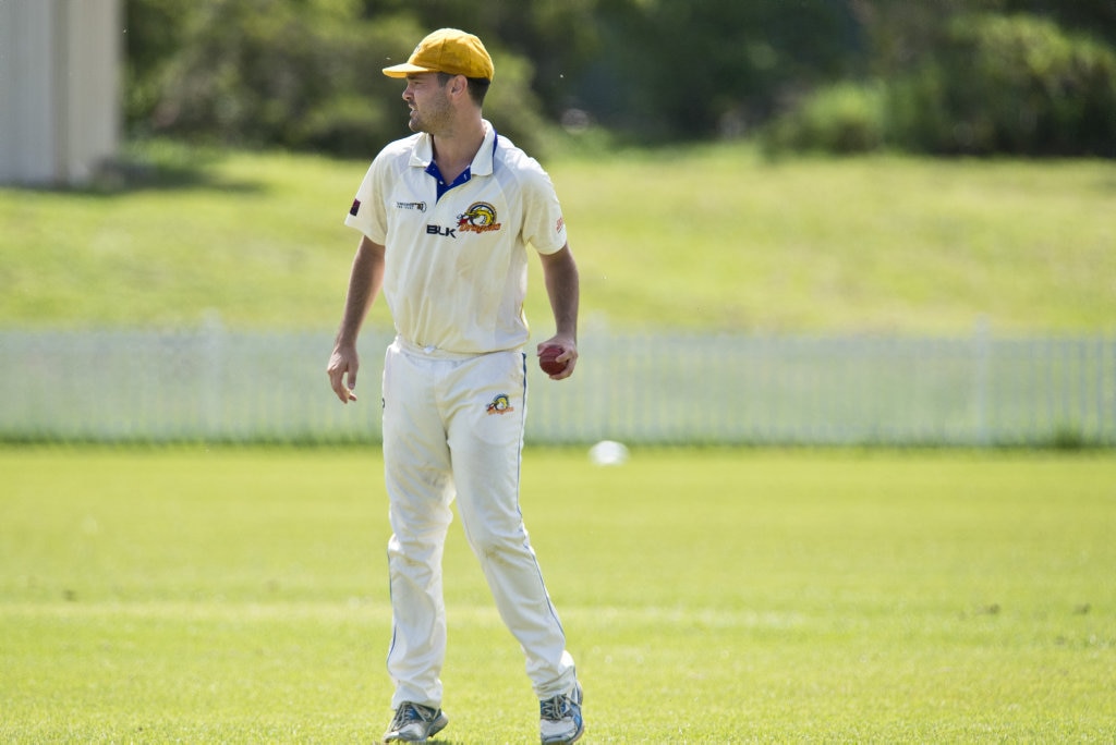 Jace Hudson fields for Northern Brothers Diggers against University in round eight A grade Toowoomba Cricket at Rockville Oval, Saturday, March 7, 2020. Picture: Kevin Farmer