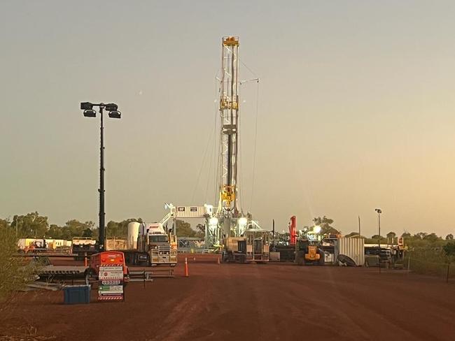 Tamboran Helmerich & Payne rig at the Shenandoah South field near Daly Waters