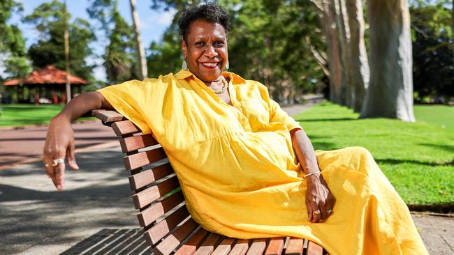 Artist Gail Mabo, whose father Eddie Koiko Mabo led the High Court case that resulted in the native title laws, will help launch the Mabo Centre. Picture: Colin Murty