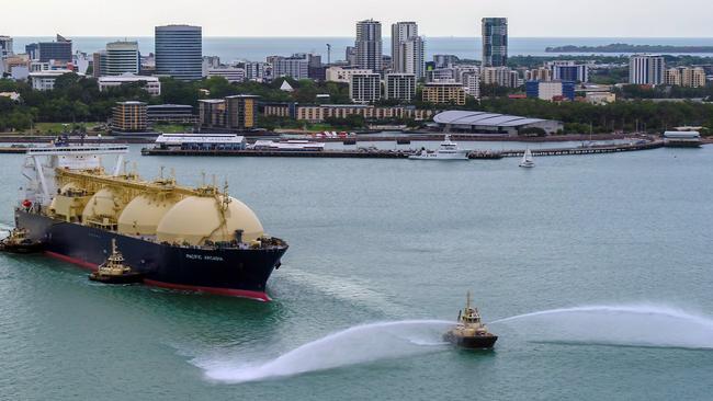 Inpex’s main LNG project in Australia, the $US45bn Ichthys gas plant in Darwin, was not included in any writedowns. Picture: SUPPLIED