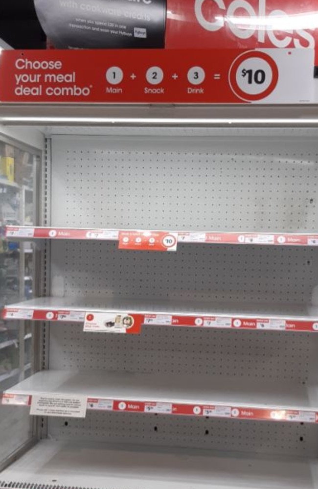 Others have been on it for months, explaining it is why there is often an empty fridge at Coles stores. Picture: Reddit