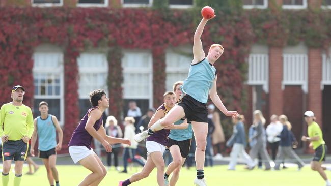 Flynn Penry wins a hitout. Picture: Alan Barber