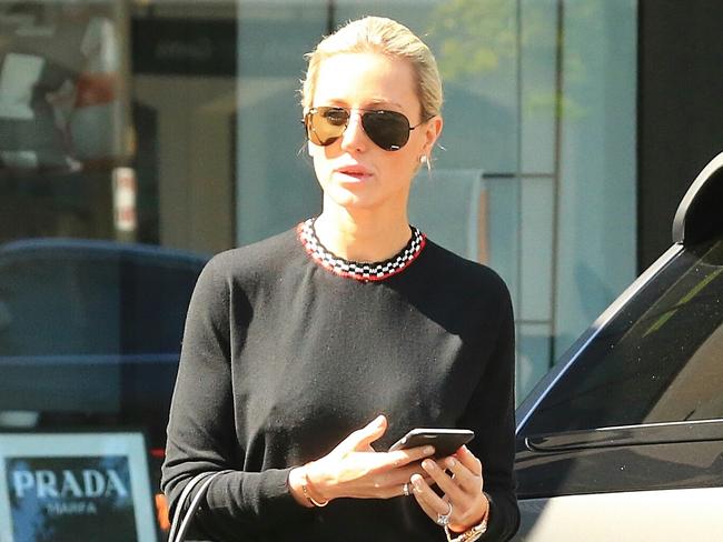 Roxy Jacenko out and about in Sydney yesterday. Picture: Adam Taylor