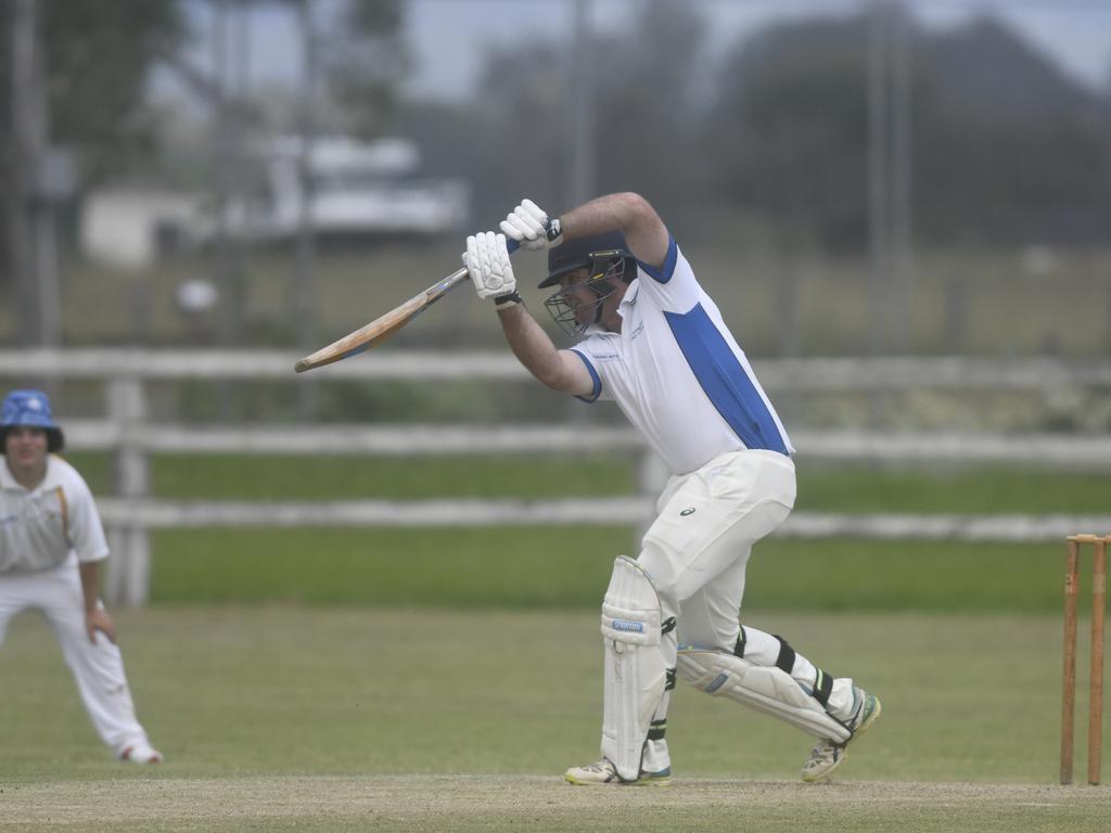 Action in CRCA premier league between Easts/Westlawn and Tucabia/Copmanhurst at Ulmarra Oval.