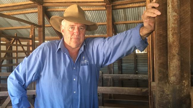 Rob McBride on his family property Tolarno Station in NSW.