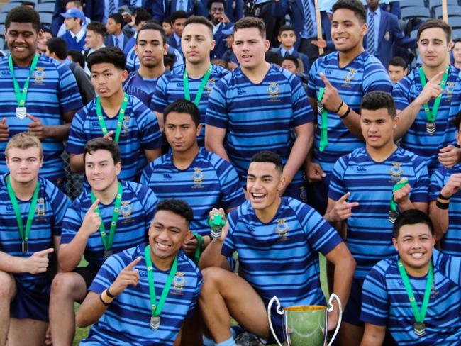 Patrician Brothers' College Fairfield beat Mt Ridley College  from Craigieburn, Victoria, 32-26, in the final of the NRL Schoolboys Trophy. Picture: Suresh Prasad