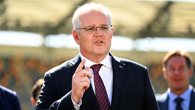 Prime Minister Scott Morrison says Labor leader Anthony Albanese must address allegations of bullying inside his party. Picture: NCA NewsWire / Dan Peled