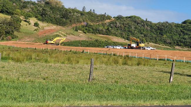 Activity at North Lismore Plateau site.