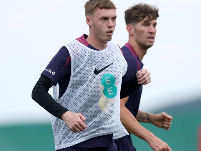 22-year-old Cole Palmer during a training this past week. Picture: Eddie Keogh – The FA/The FA via Getty Images