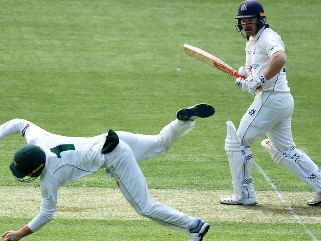 Travis Dean had a tough start to the Shield season. Picture: AAP Image/Dave Hunt