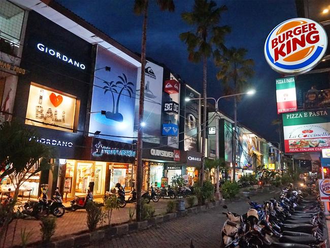 Kuta Square in Bali. Picture: Supplied