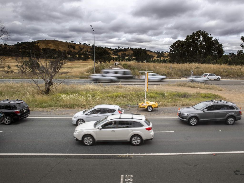 The Federal Highway, where police initially spotted the stolen vehicle. Picture: NCA NewsWire / Gary Ramage