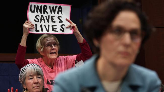 Australia, the US and the UK were among the countries that suspended funding to UNRWA after allegations staff were linked to Hamas were revealed. Picture: Alex Wong/Getty Images/AFP