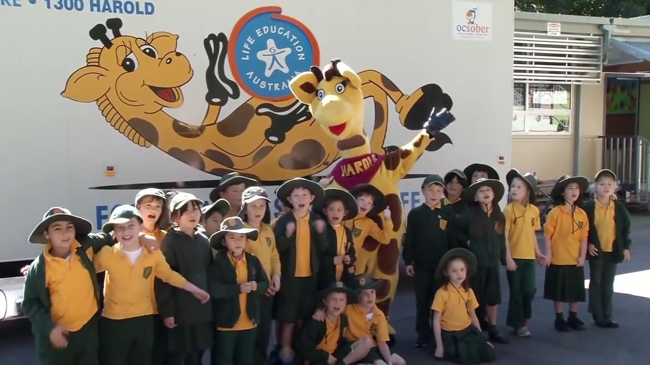 How Healthy Harold the giraffe helps Aussie students