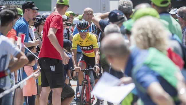 Gerrans said Richie Porte’s confidence has been building, particularly after he won the Tour de Suisse in June. Picture: Samuel Golay (AP),