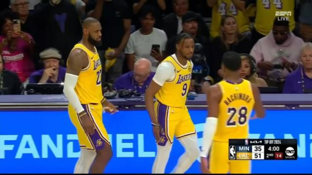 LeBron & Bronny make NBA history