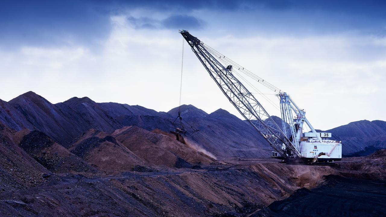 BHP mines coal at the Caval Ridge mine in Queensland. The company mines copper, coal, iron ore and nickel. Picture: BHP