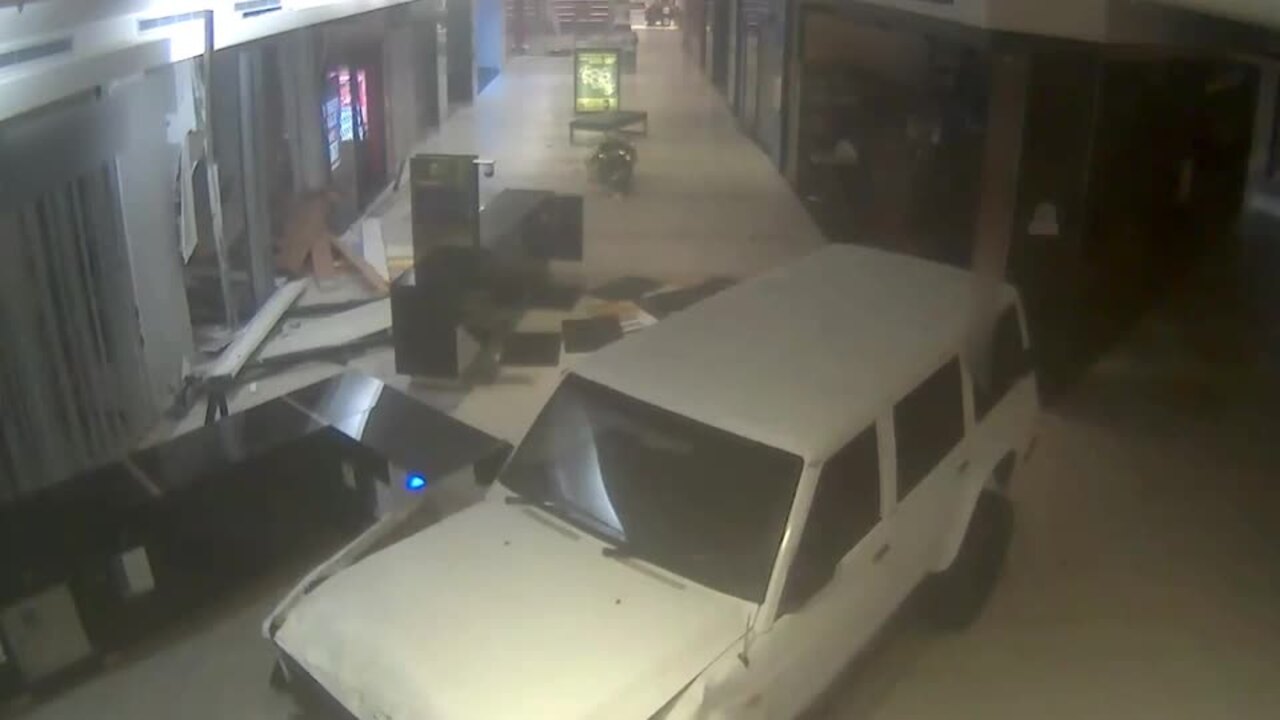 CCTV captures ram raid at Forest Hill