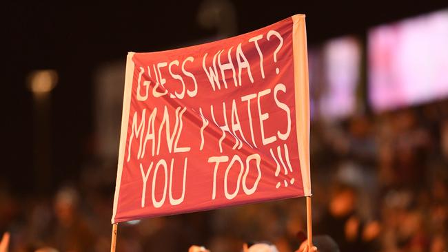 Manly fans. Picture: NRL Imagery