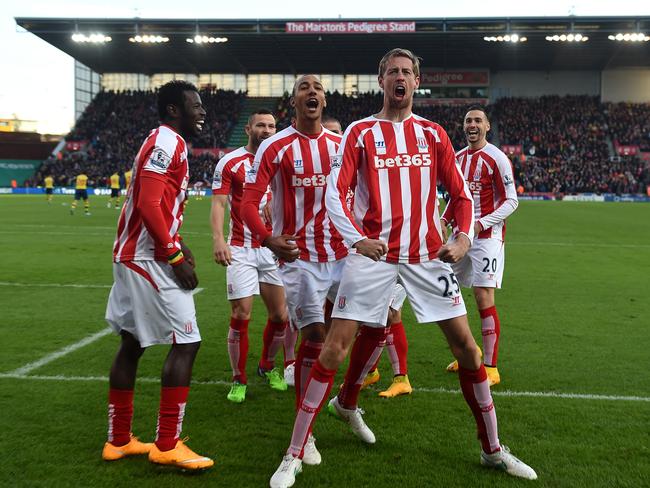 Peter Crouch gave Stoke the perfect start.