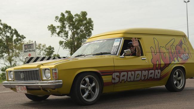 Hot 100 van in the Variety NT Ute Run in Hidden Valley. Picture: (A)manda Parkinson