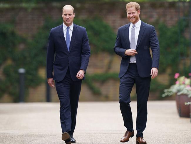 It’s understood William and Harry are yet to sort out their differences. Picture: Yui MokAFP