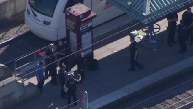 Two die preventing anti-Muslim abuse on a train in the US city of Portland. Picture: CBS.