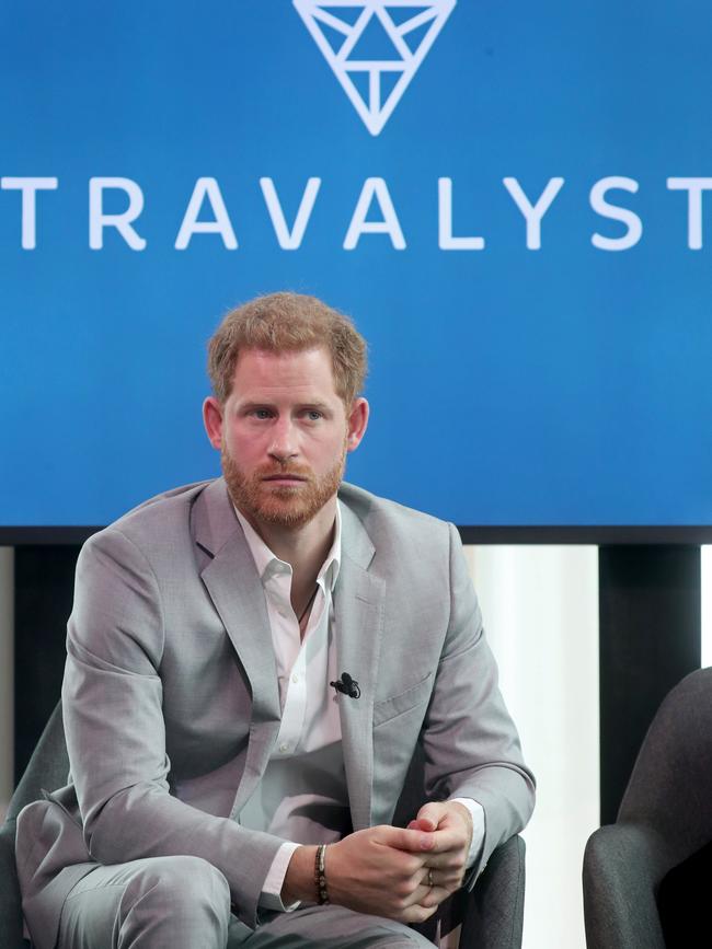 Prince Harry, Duke of Sussex attends a launch for Travalyst in Amsterdam. (Photo by Chris Jackson/Getty Images)