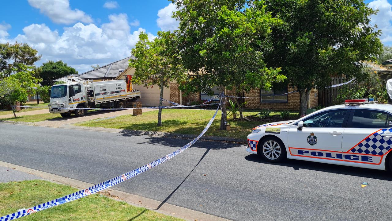 The scene on Whitfield Crescent where Emma Lovell was allegedly murdered. Picture: NCA NewsWire / Blake Antrobus