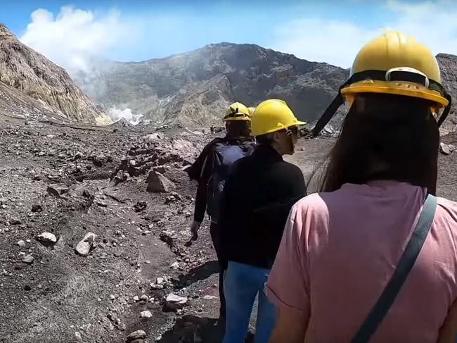 Guests on to the island said they were not warned that the volcano could explode.