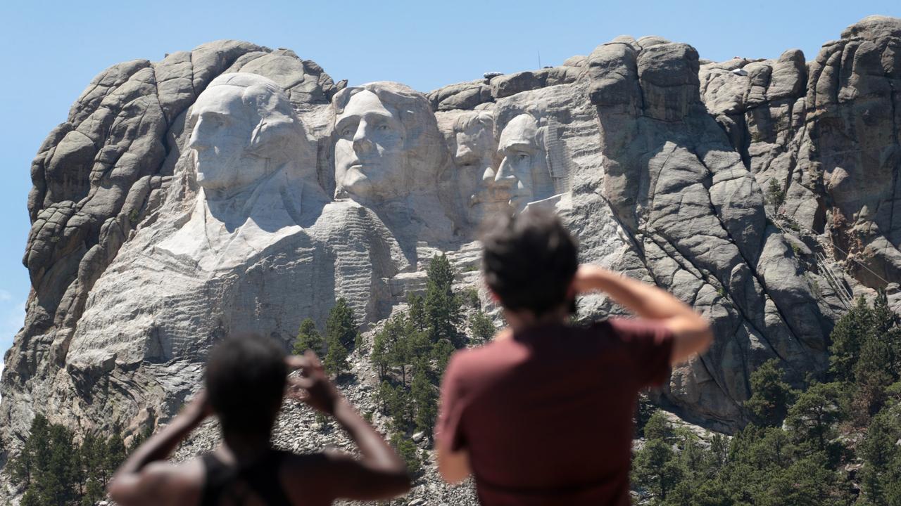There will be a lot more tourists on the ground rather than seeing the monument in the air in 2024. Picture: Scott Olson/Getty Images/AFP.