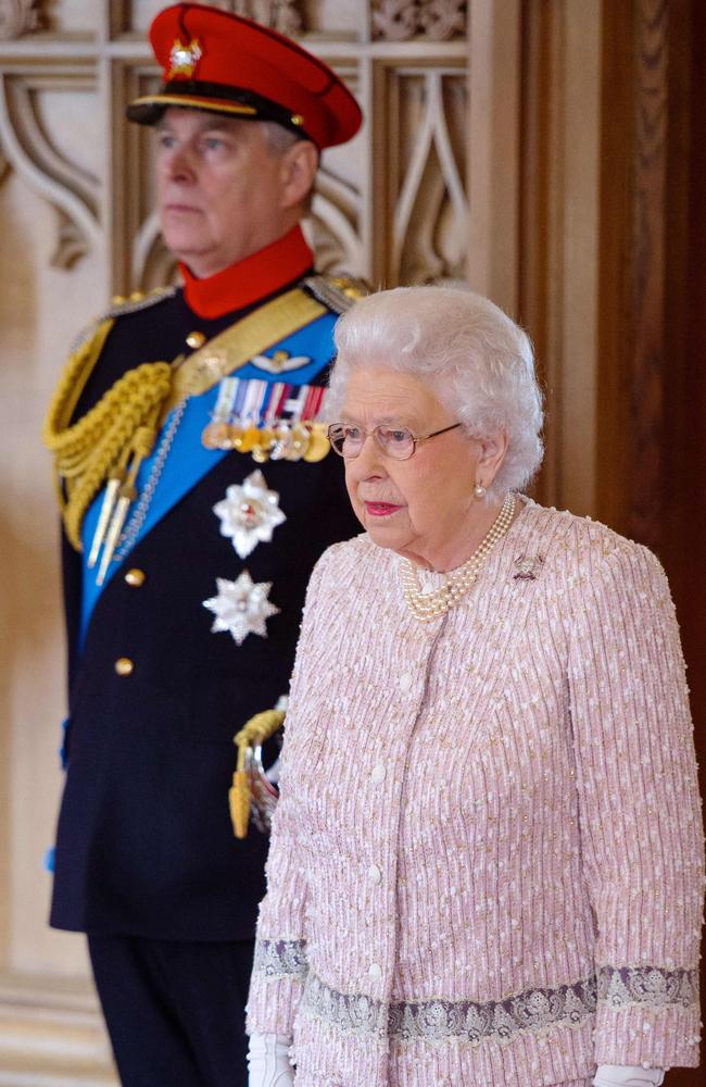 The Queen is said to be ‘disappointed’ by Andrew’s BBC interview. Picture: Dominic Lipinski/AFP